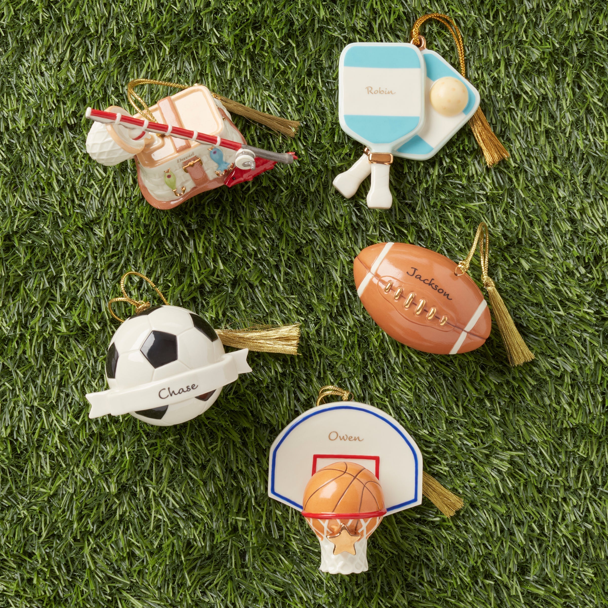 Lenox Everyday Flatware Personalized Pickleball Ornament - Image 5