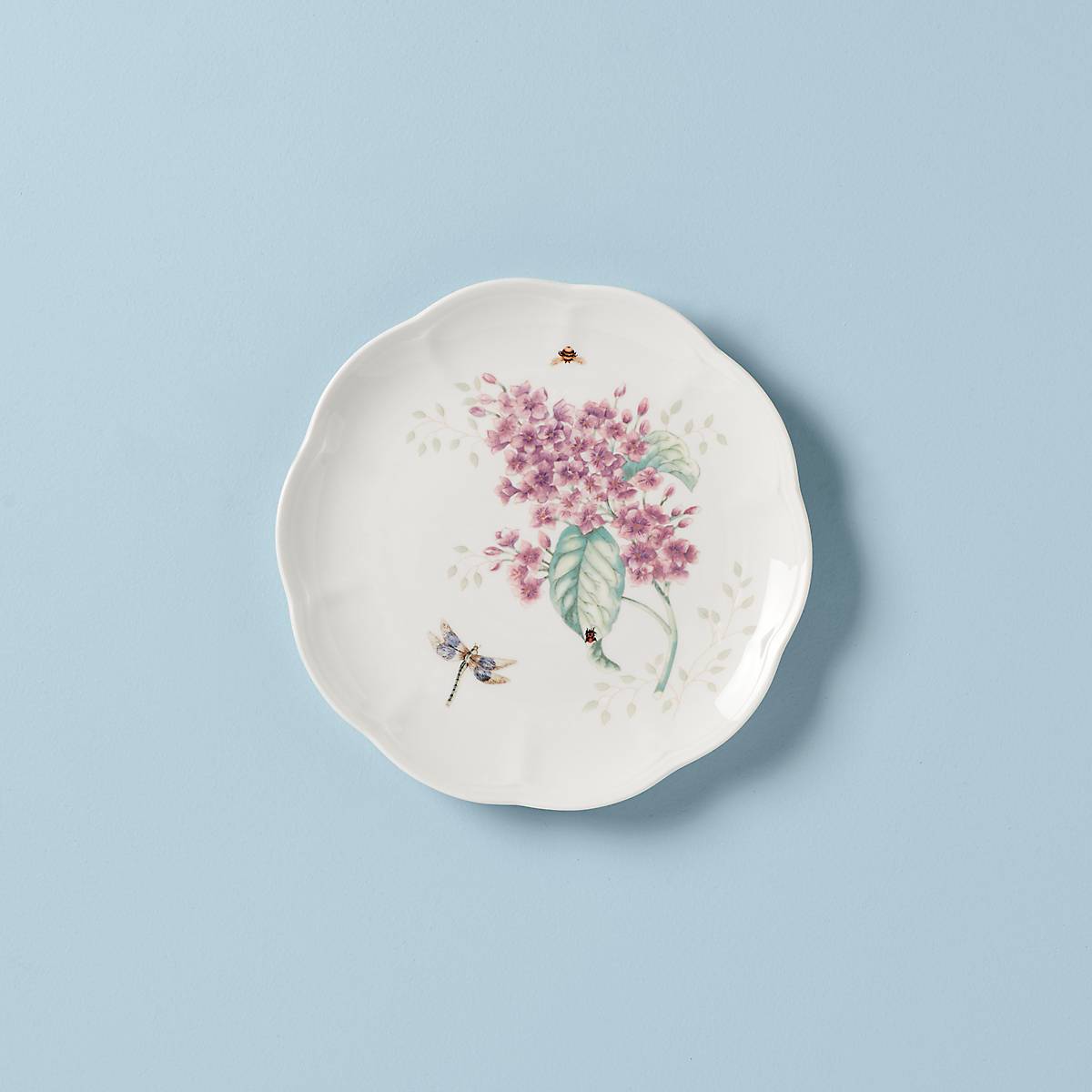 Lenox Everyday Flatware Butterfly Meadow Orange Sulphur Accent Plate