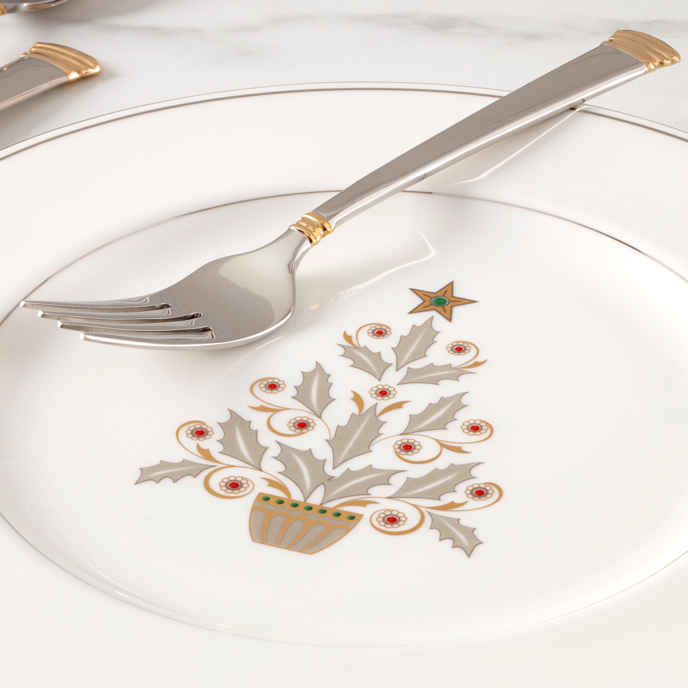 Lenox Everyday Flatware Federal Platinum Tree Accent Plates, Set of 4 - Image 3