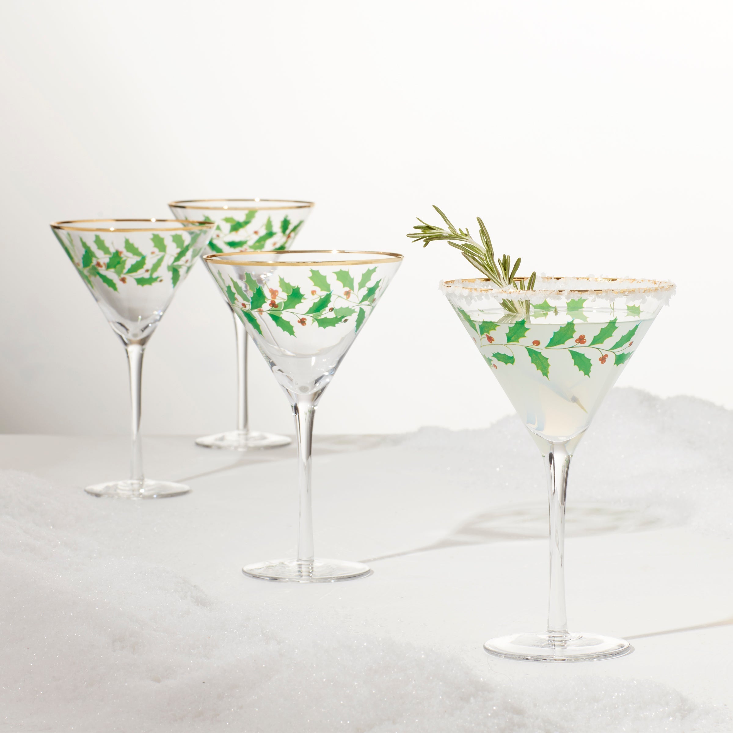 Lenox Everyday Flatware Holiday Martini Glasses, Set of 4 - Image 5