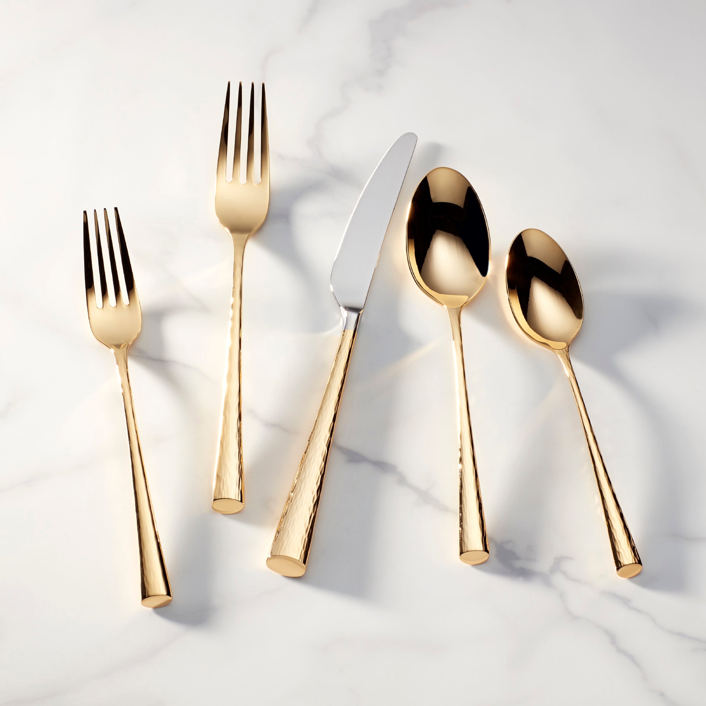 Lenox Everyday Flatware Imperial Caviar Gold 5-Piece Place Setting