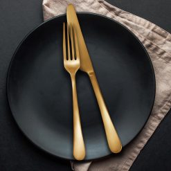 Alternative view of Lenox Everyday Flatware Mirabella Gold Titanium Satin 20-Piece Flatware Set