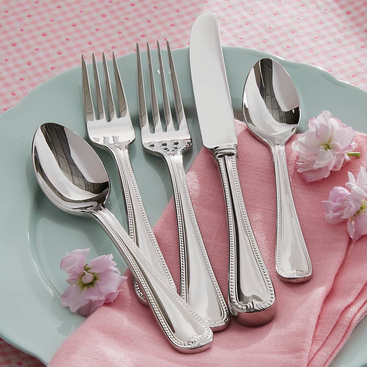 Lenox Everyday Flatware Vintage Jewel 5-Piece Place Setting - Image 3