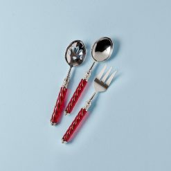 Lenox Everyday Flatware Holiday Jewel Spiral 3-Piece Serving Set