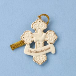 Lenox Everyday Flatware Personalized My Family Cross Ornament