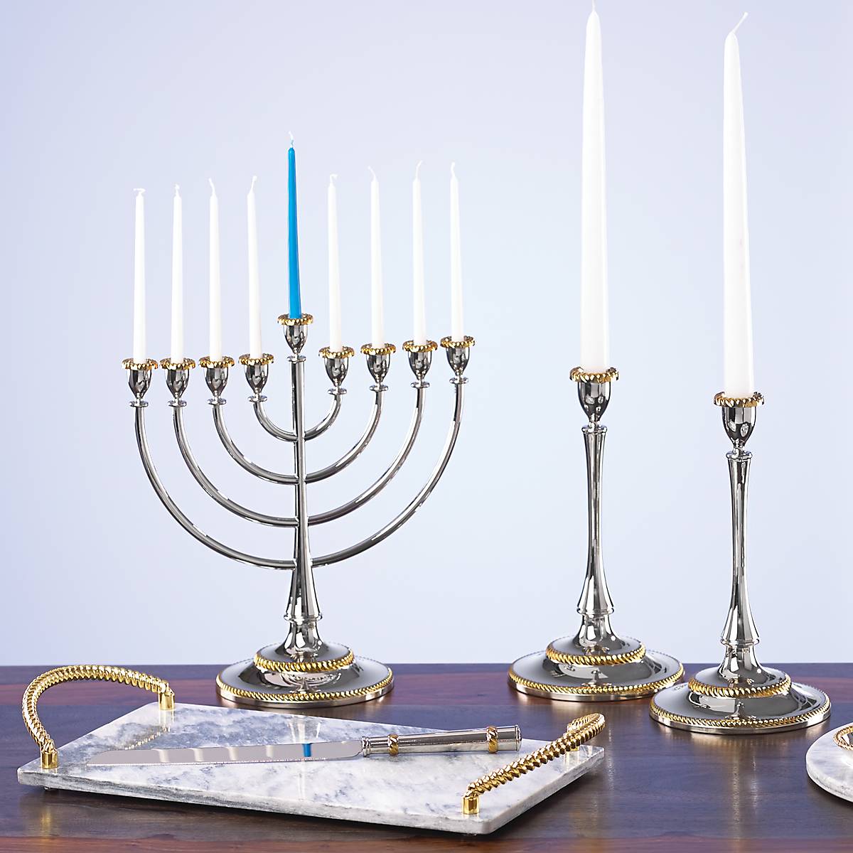 Lenox Everyday Flatware Roseland Menorah - Image 2