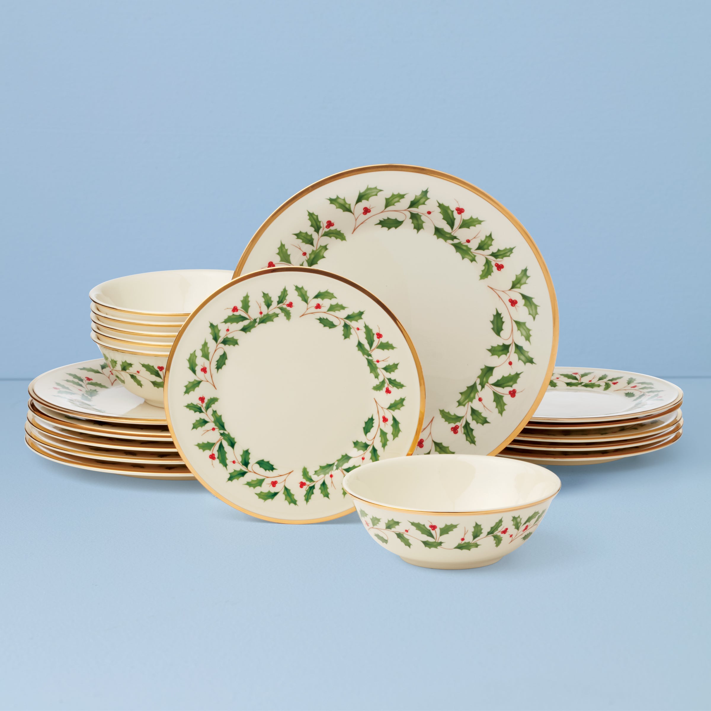 Lenox Everyday Flatware Holiday 18-Piece Dinnerware Set