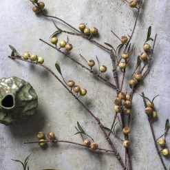 Lenox Everyday Flatware Artificial Rosehip Stem, Dappled