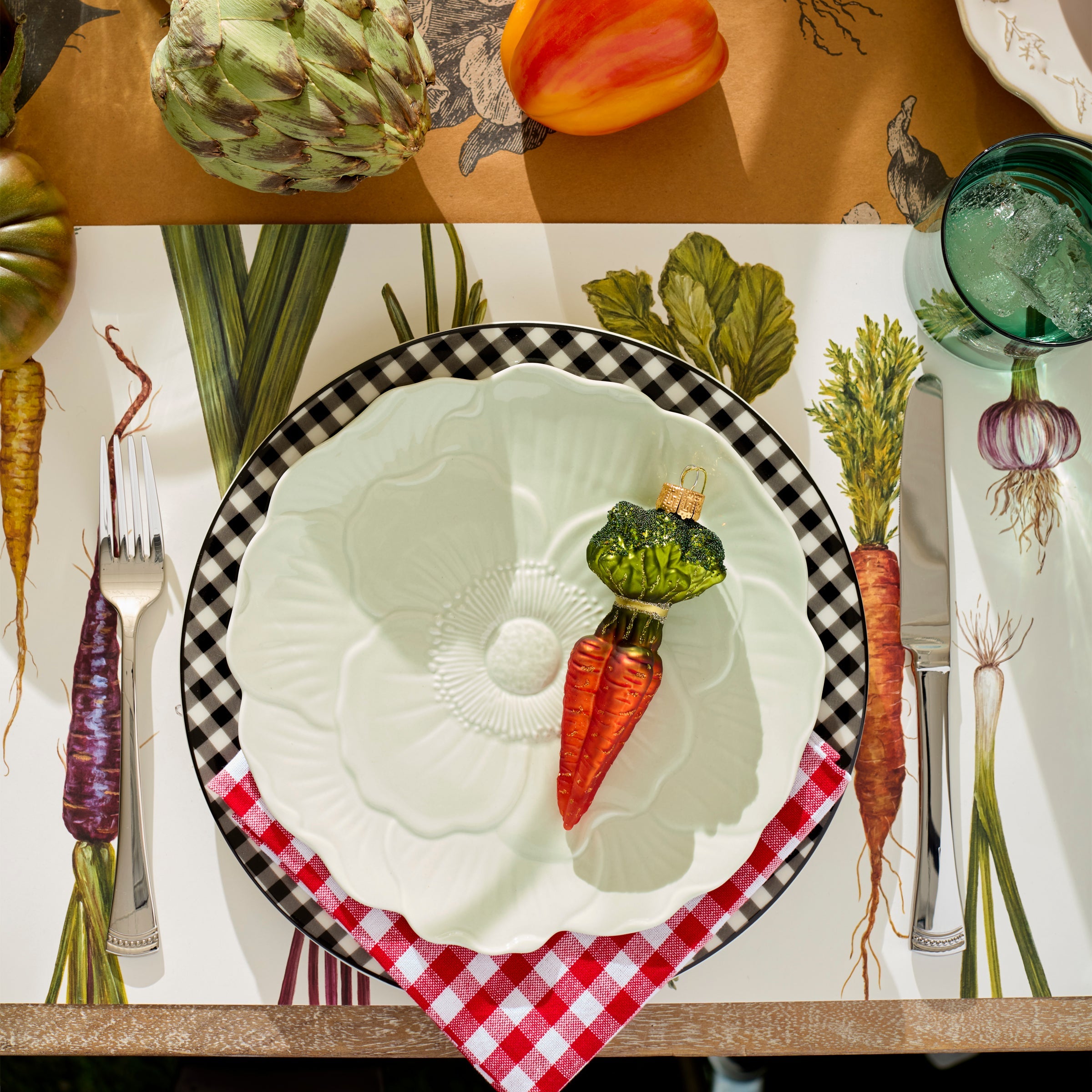 Lenox Everyday Flatware Retro Blown Glass Carrot Ornament - Image 2