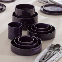 Lenox Everyday Flatware Modulus Nightshade 12-Piece Bowl Set