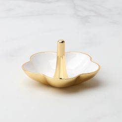Lenox Everyday Flatware Make It Pop White Metal Ring Dish