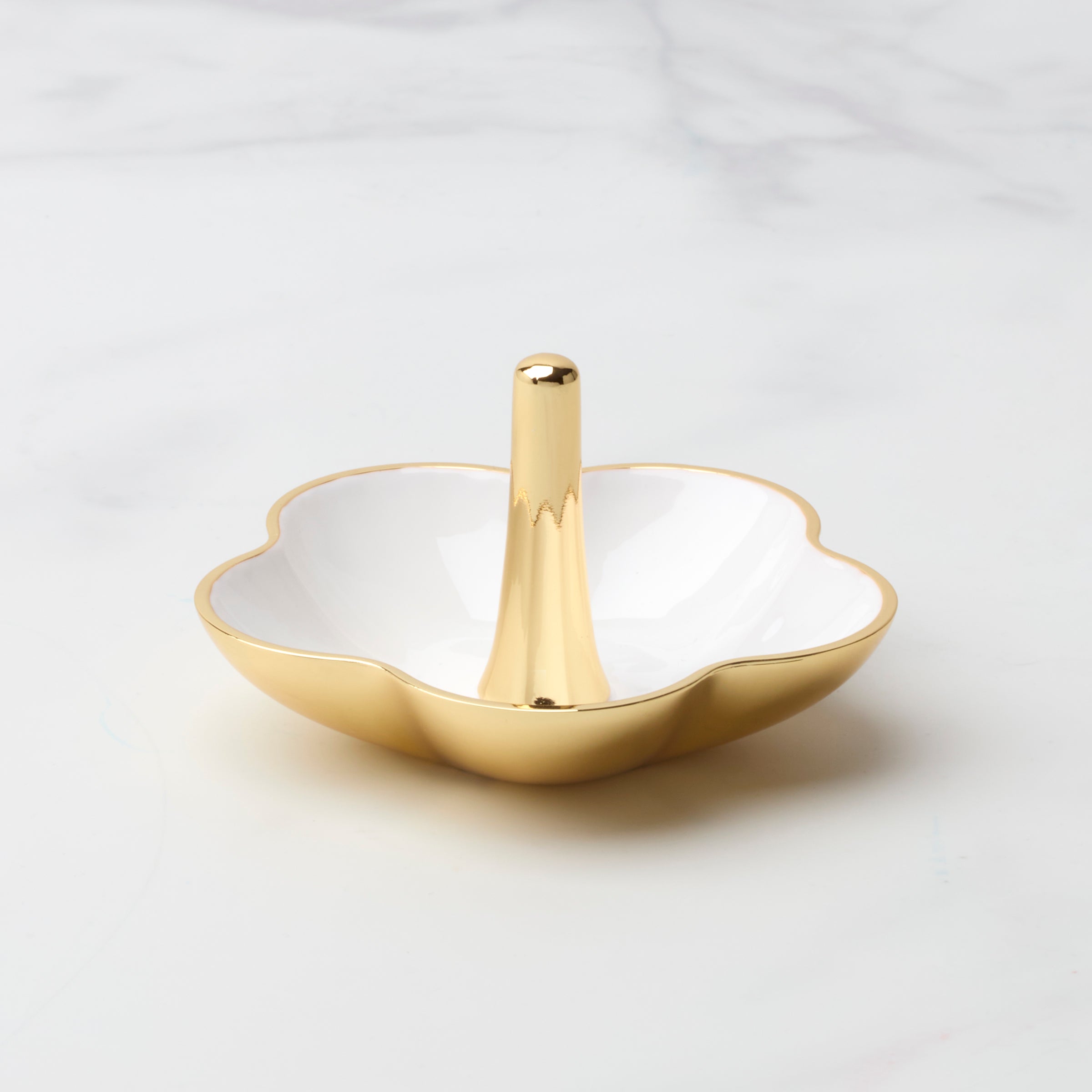 Lenox Everyday Flatware Make It Pop White Metal Ring Dish