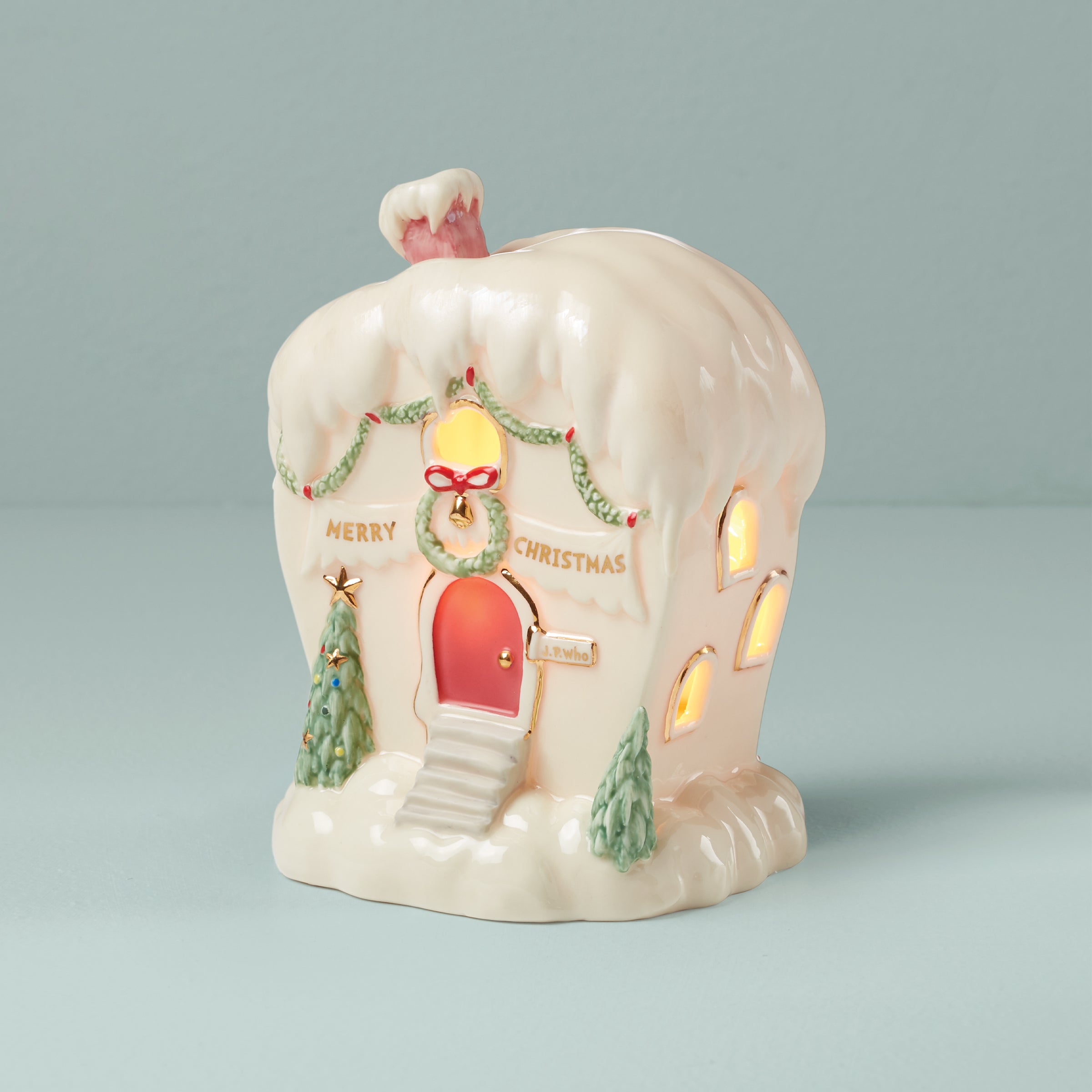 Lenox Everyday Flatware Who-Ville The House of J.P. Who Lit Figurine