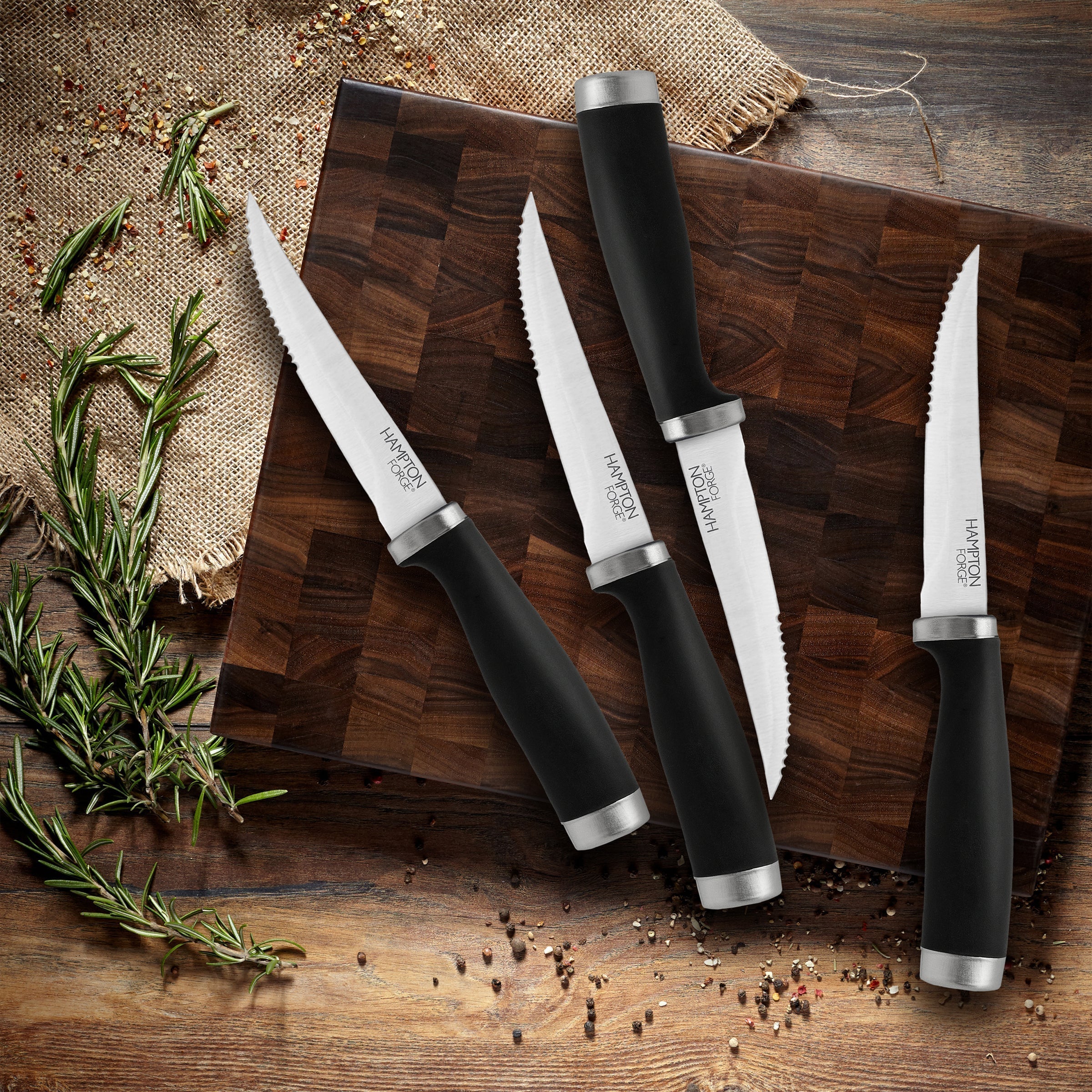 Lenox Everyday Flatware Epicure Black Steak Knives, Set of 4 - Image 3