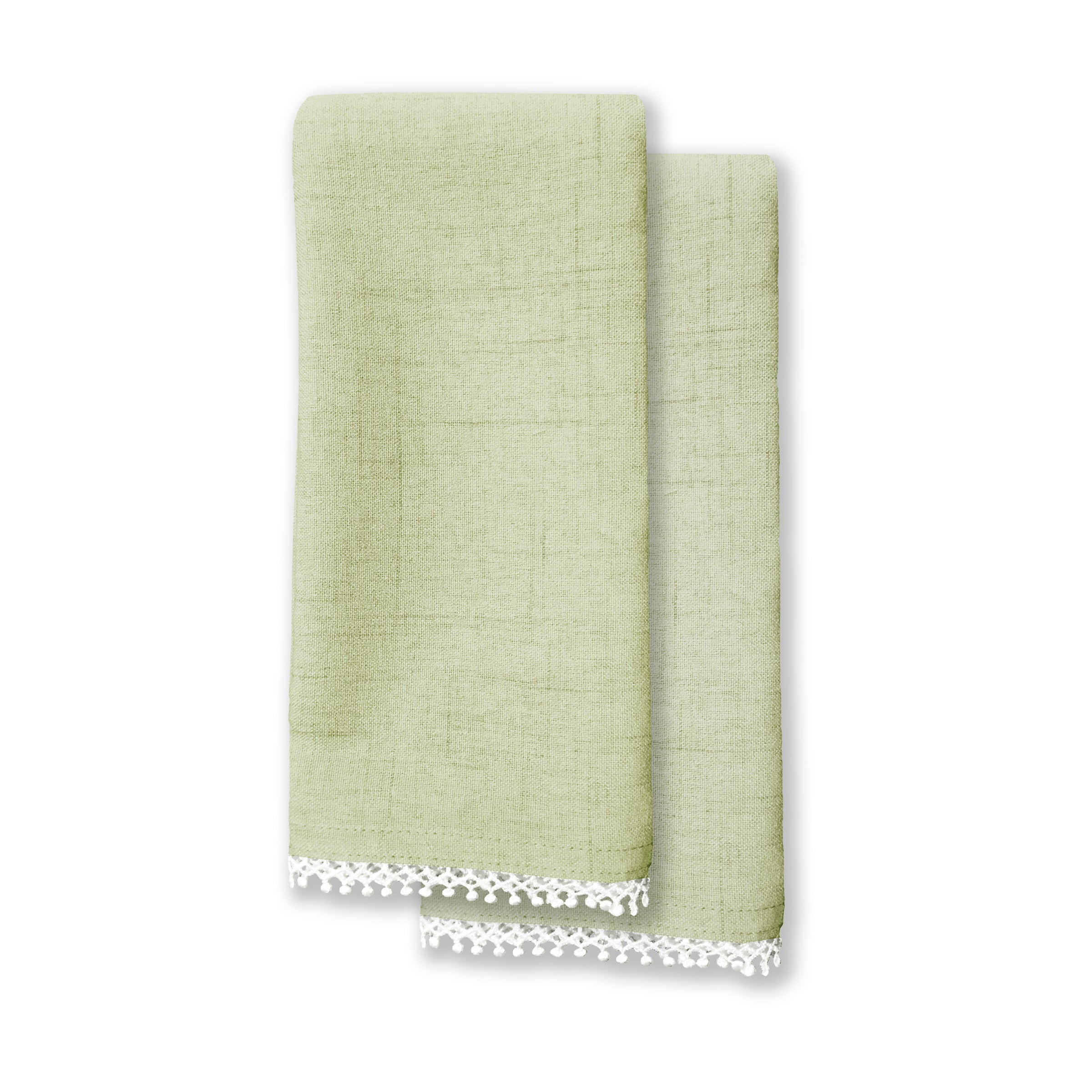 Lenox Everyday Flatware French Perle Pistachio Napkin, Set of 2 - Image 2