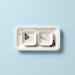 Lenox Everyday Flatware Butterfly Meadow Sushi Plate & Bowls