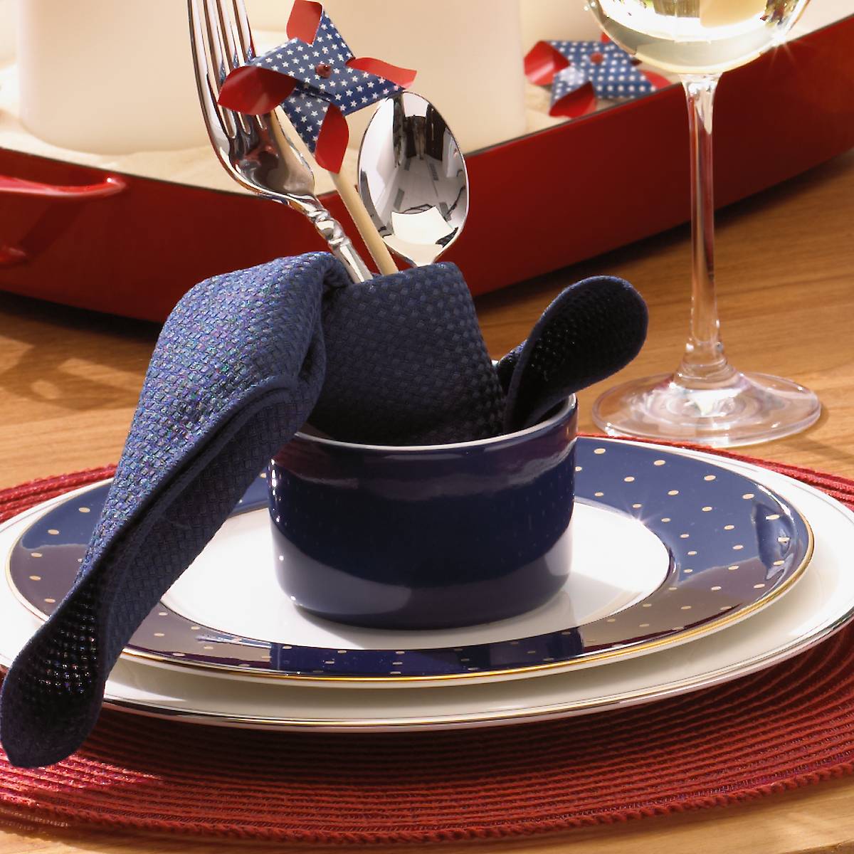 Lenox Everyday Flatware Federal Platinum 5-Piece Place Setting - Image 5