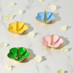 Alternative view of Lenox Everyday Flatware Make It Pop Green Metal Ring Dish