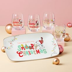 Alternative view of Lenox Everyday Flatware Snoopy Christmas Hors d'Oeuvre Tray