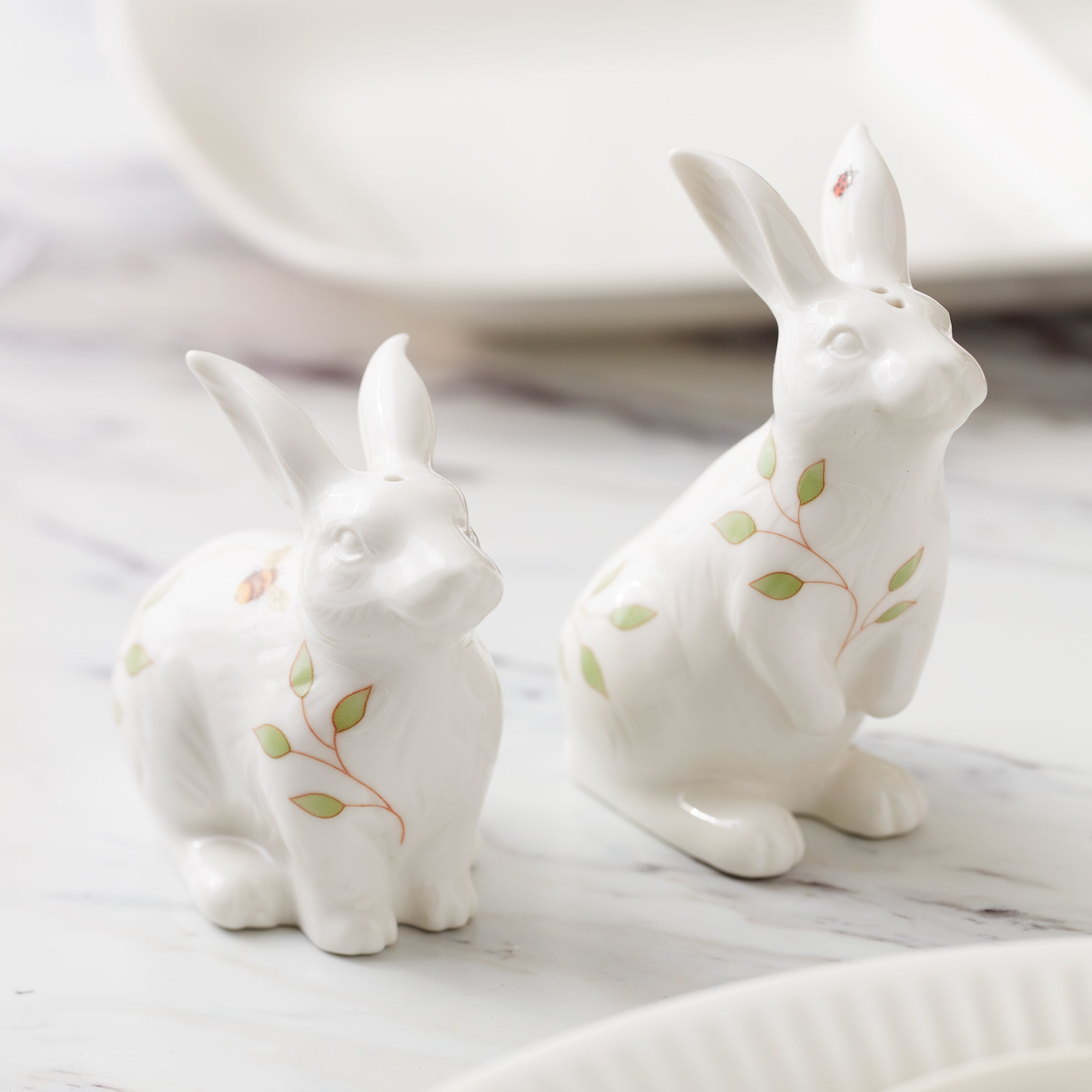 Lenox Everyday Flatware Butterfly Meadow Bunny Salt & Pepper - Image 5