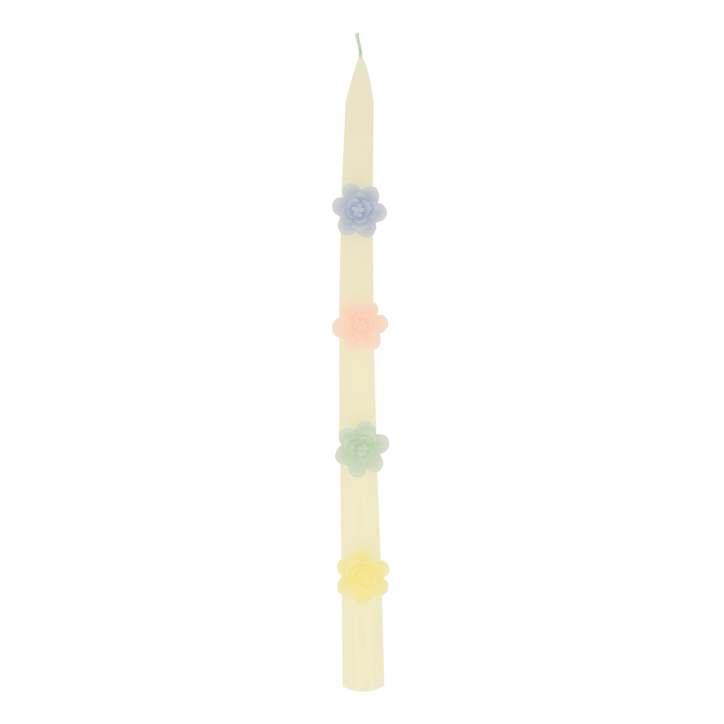 Lenox Everyday Flatware Pastel Flowers Taper Candles, Set of 2 - Image 3