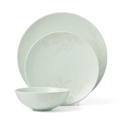 Alternative view of Lenox Everyday Flatware Roseto Soft Sage 12-Piece Dinnerware Set