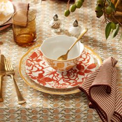 Alternative view of Lenox Everyday Flatware Butterfly Meadow Cottage Saffron Rice Bowls, Set of 4