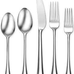 Lenox Everyday Flatware Faceta 20-Piece Flatware Set