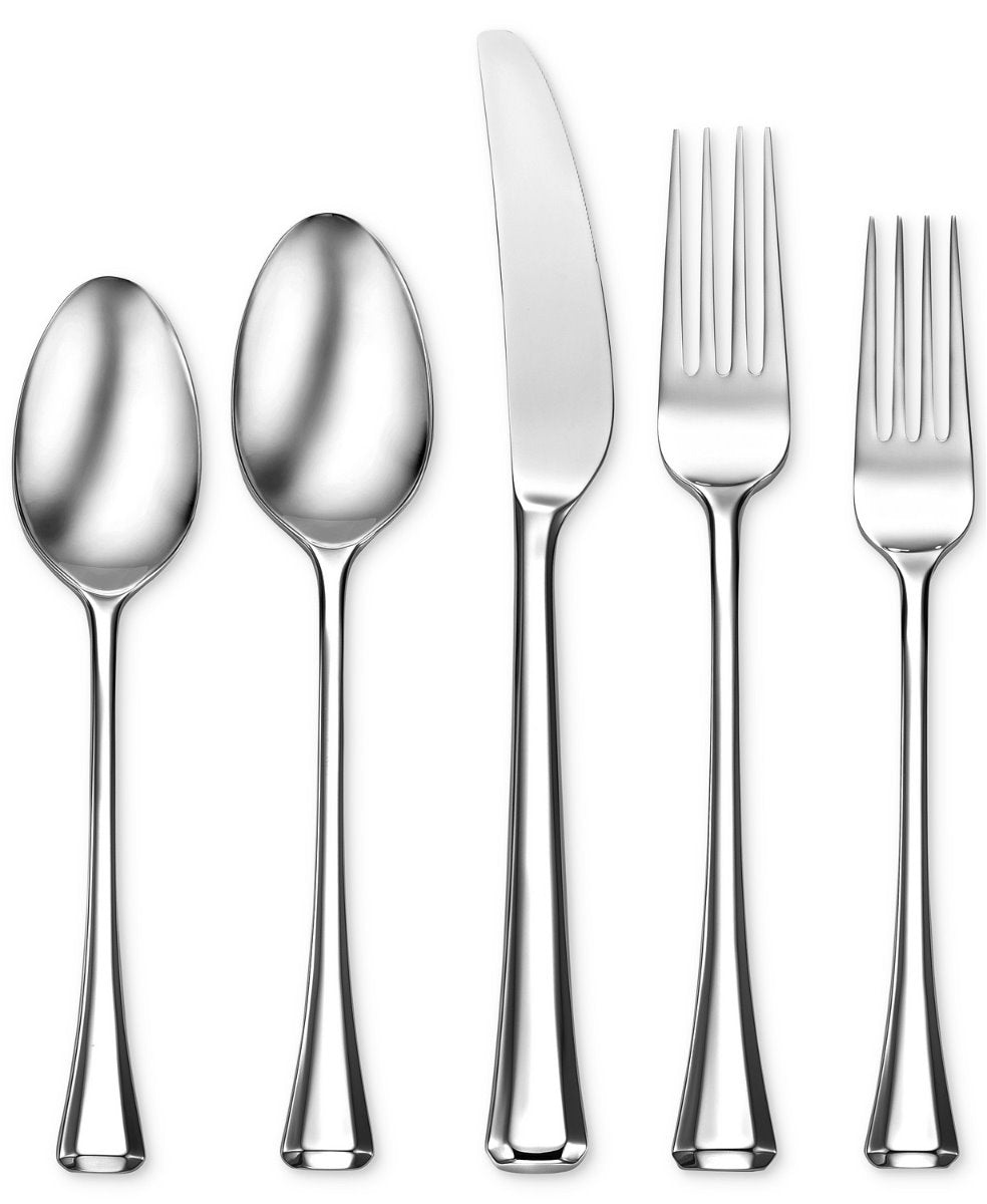 Lenox Everyday Flatware Faceta 20-Piece Flatware Set