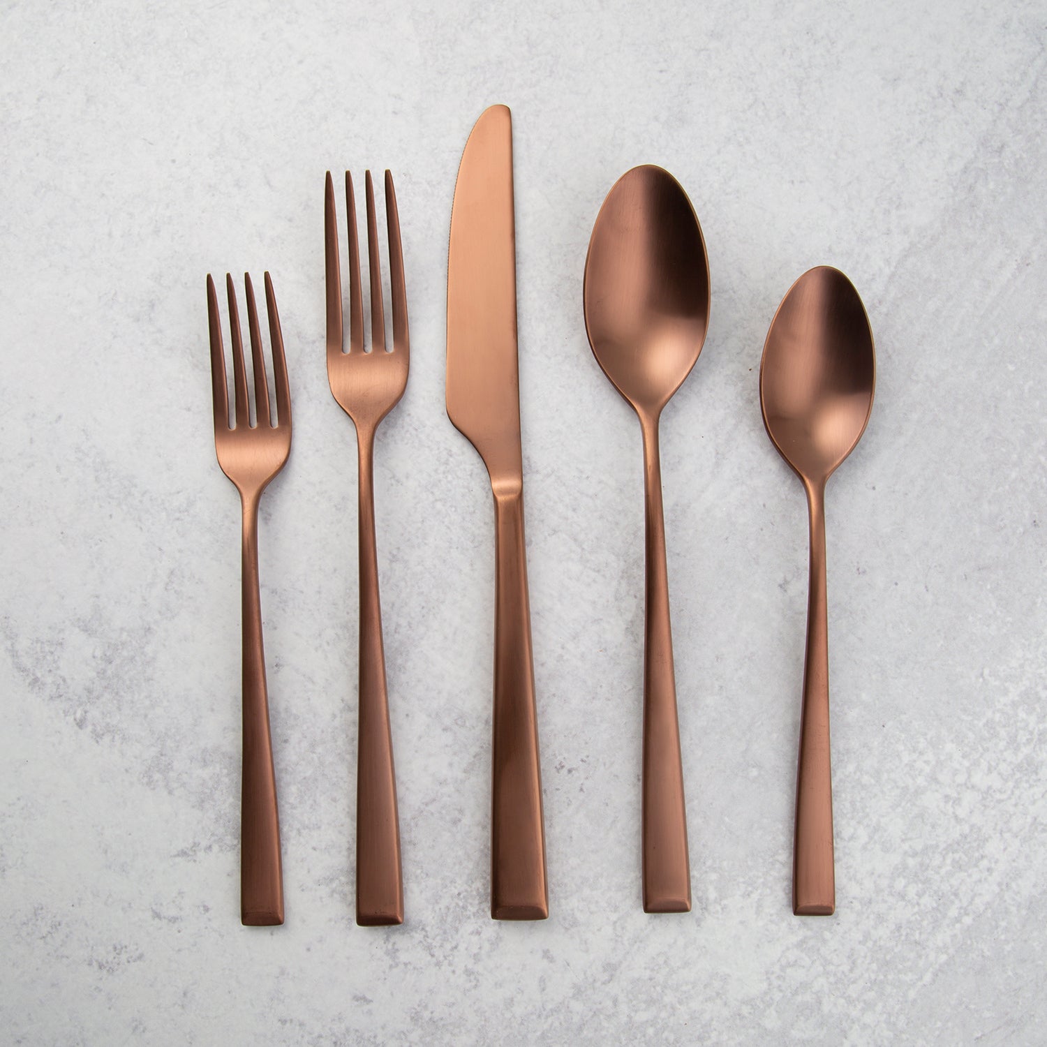 Lenox Everyday Flatware Marlise Copper Satin 20-Piece Flatware Set