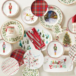 Alternative view of Lenox Everyday Flatware Holiday Dinnerware Dinner Plates, Set of 4