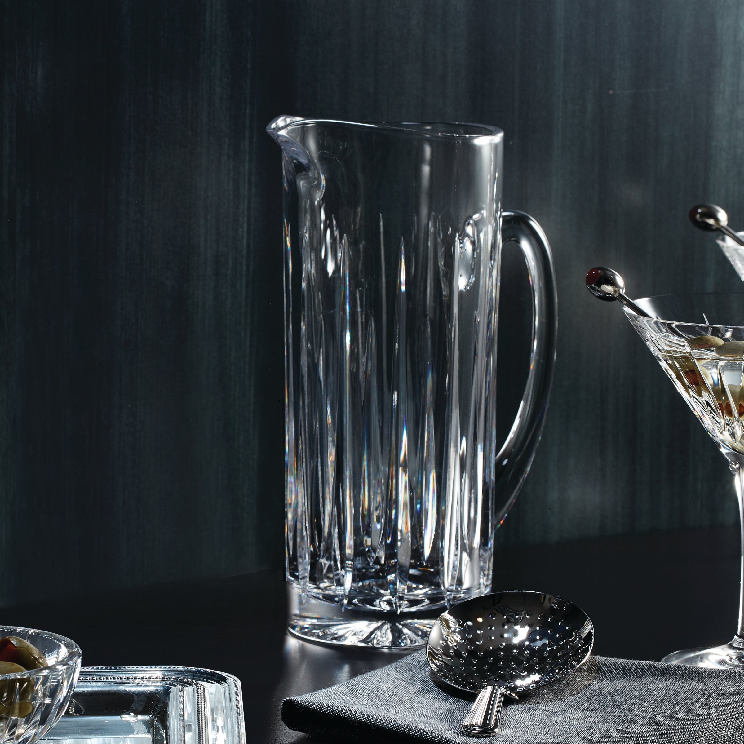 Lenox Everyday Flatware Soho Crystal Tall Bar Pitcher - Image 2