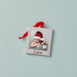 Lenox Everyday Flatware Love Photo Frame Charm Ornament