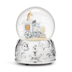 Alternative view of Lenox Everyday Flatware Animal Train Silverplate Snowglobe