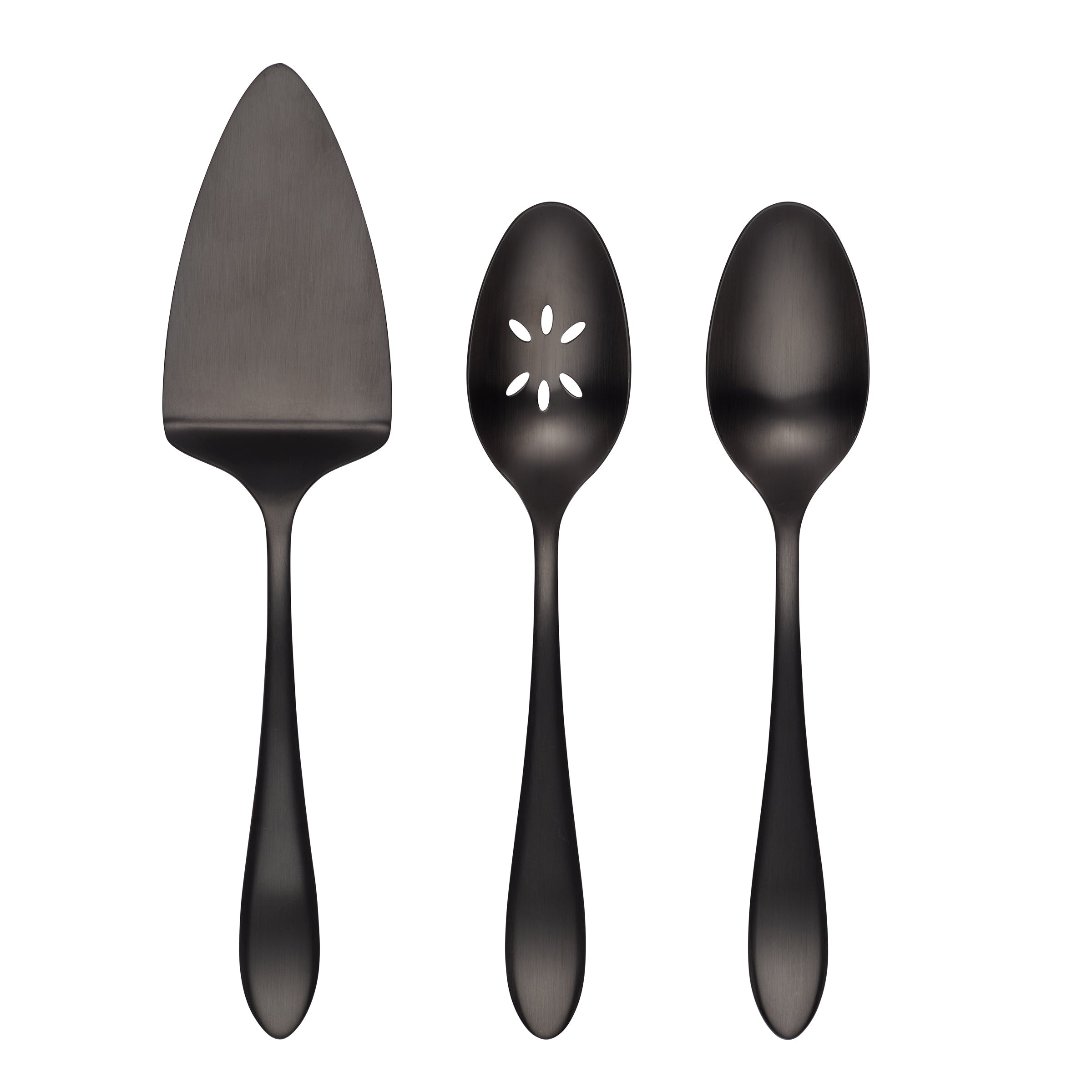 Lenox Everyday Flatware Waldwick Black Satin 3-Piece Hostess Set