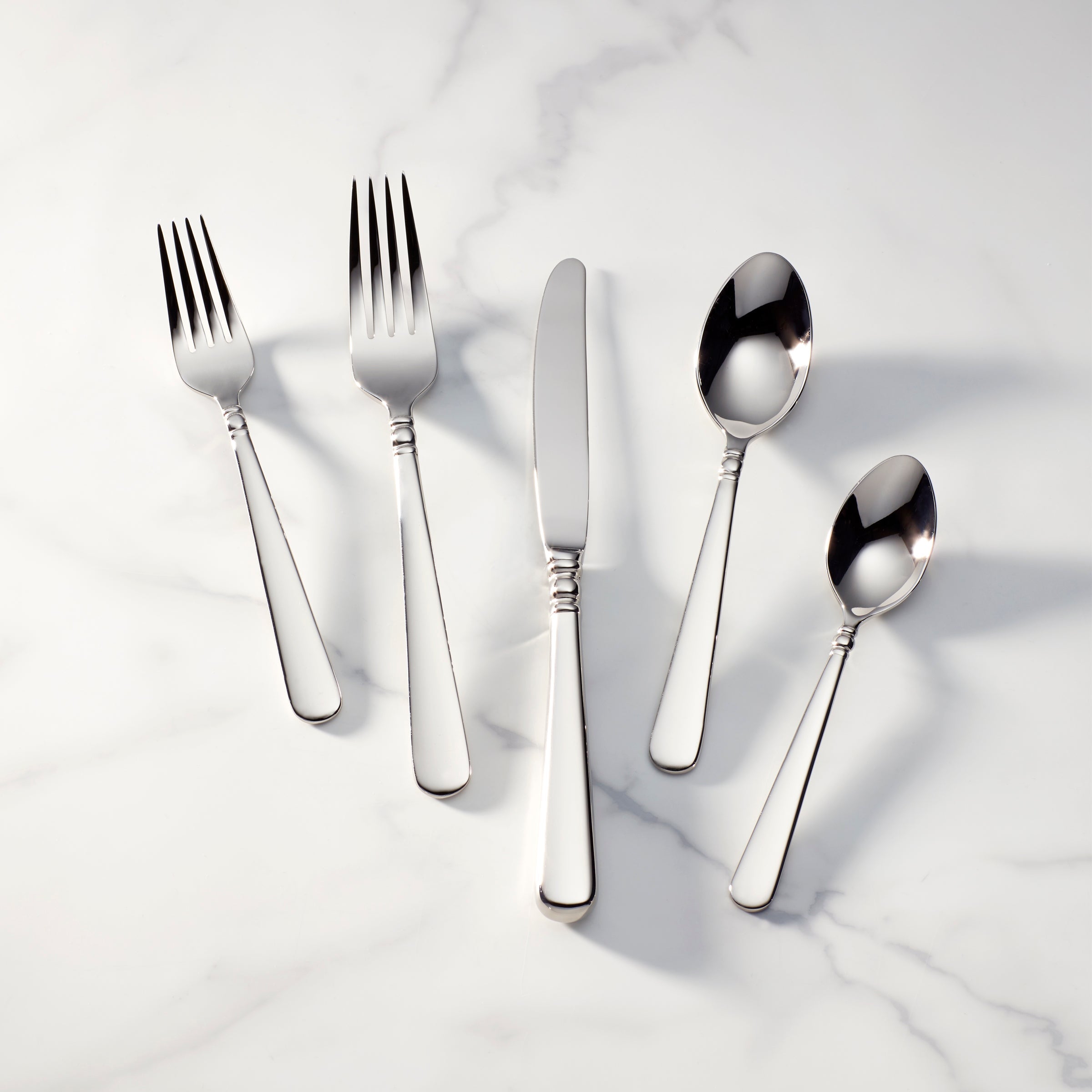 Lenox Everyday Flatware Pearl Platinum 20-Piece Flatware Set