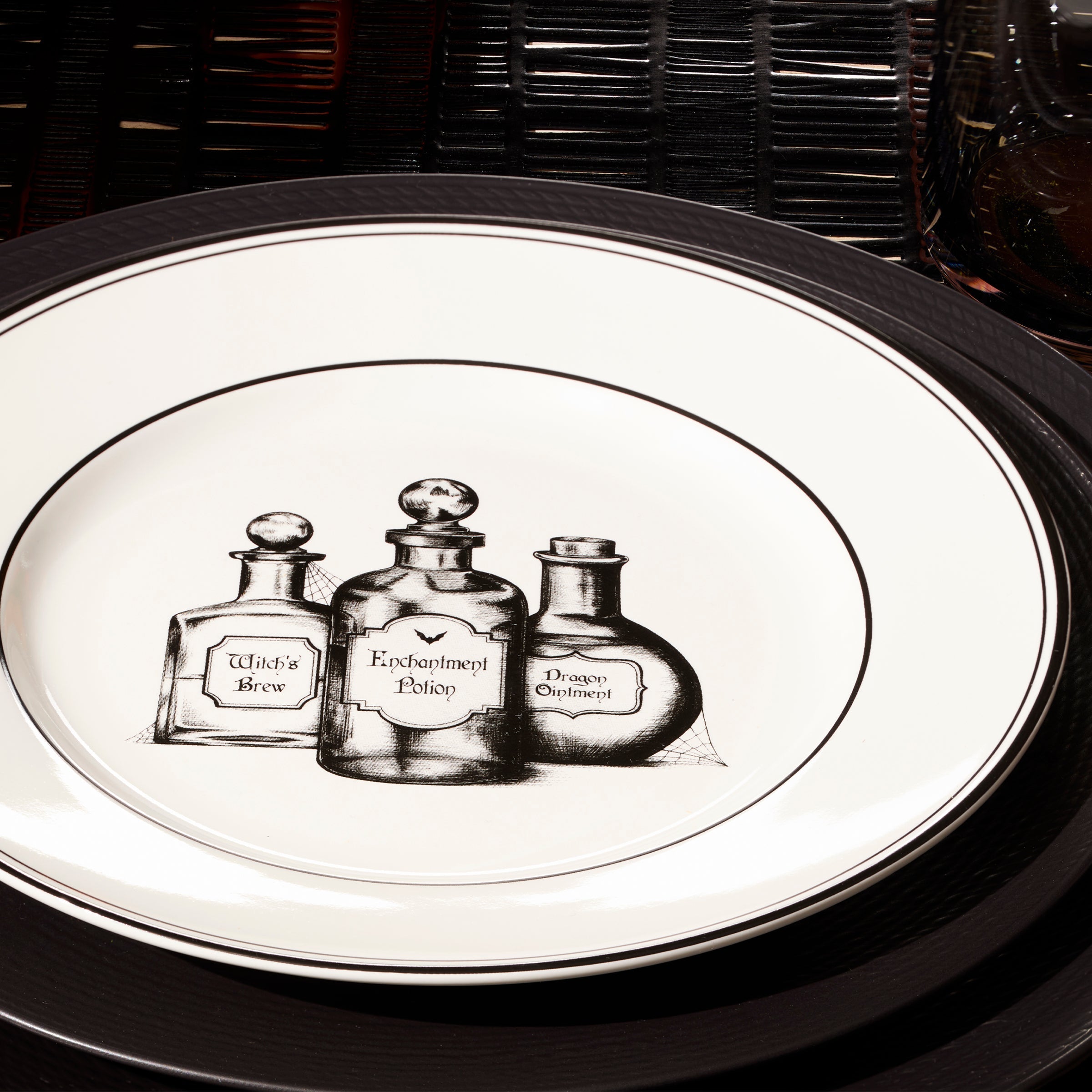 Lenox Everyday Flatware Vintage Halloween Dessert Plates, Set of 4 - Image 10