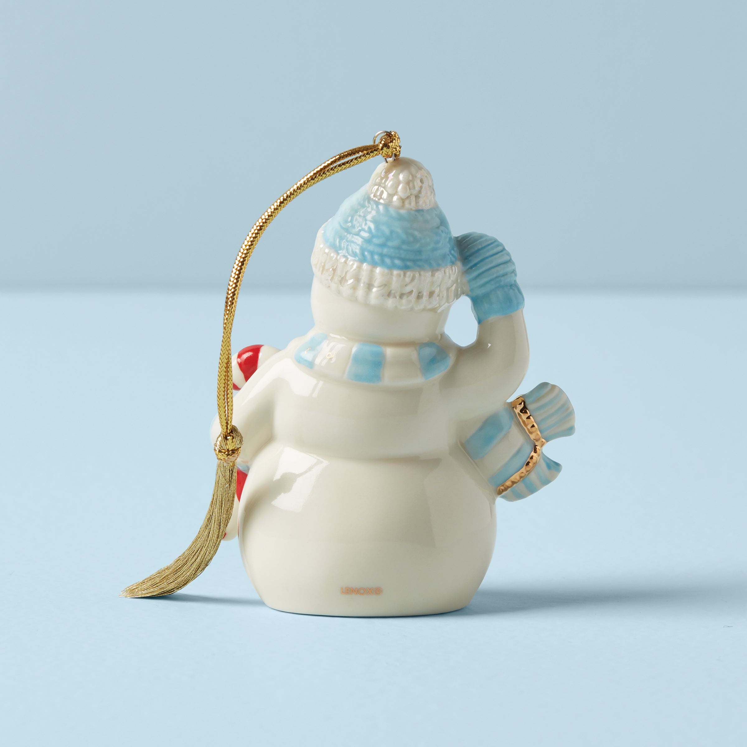 Lenox Everyday Flatware Personalized Winter Snowman Ornament - Image 2