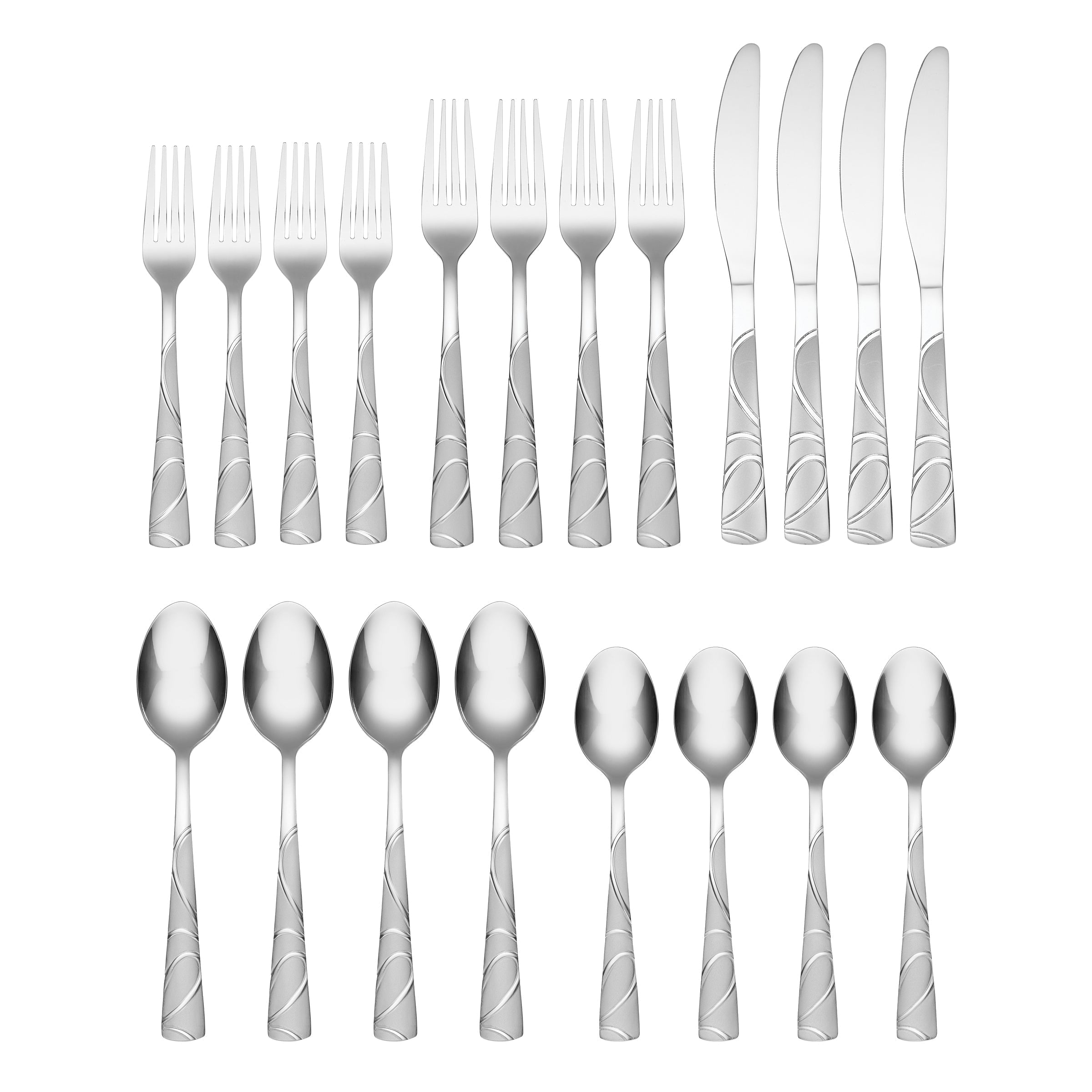 Lenox Everyday Flatware Sasha Sand 20-Piece Flatware Set - Image 2
