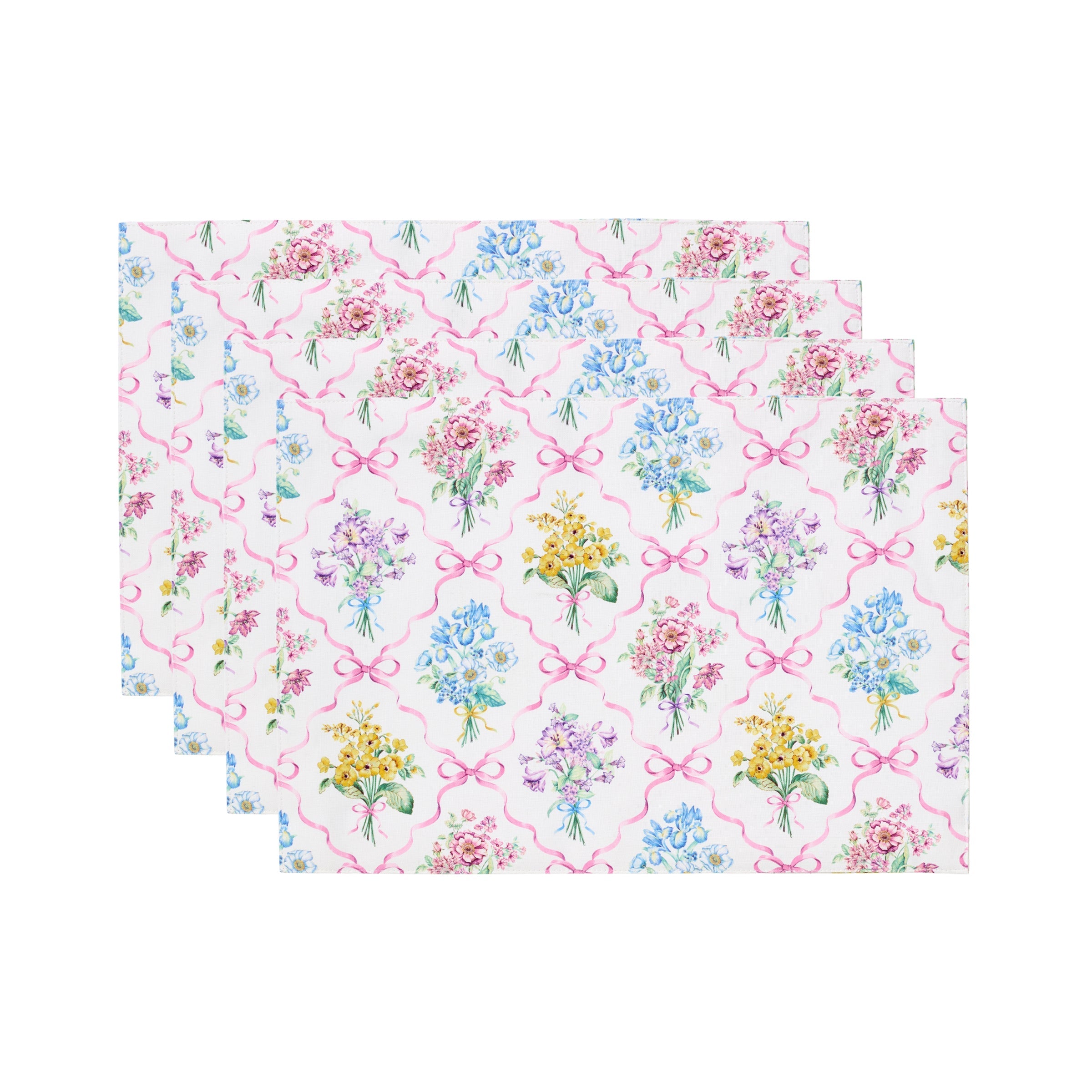 Lenox Everyday Flatware Bouquet Ribbon Placemats, Set of 4 - Image 2