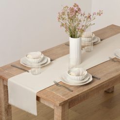 Lenox Everyday Flatware French Perle Natural 70x14 Table Runner