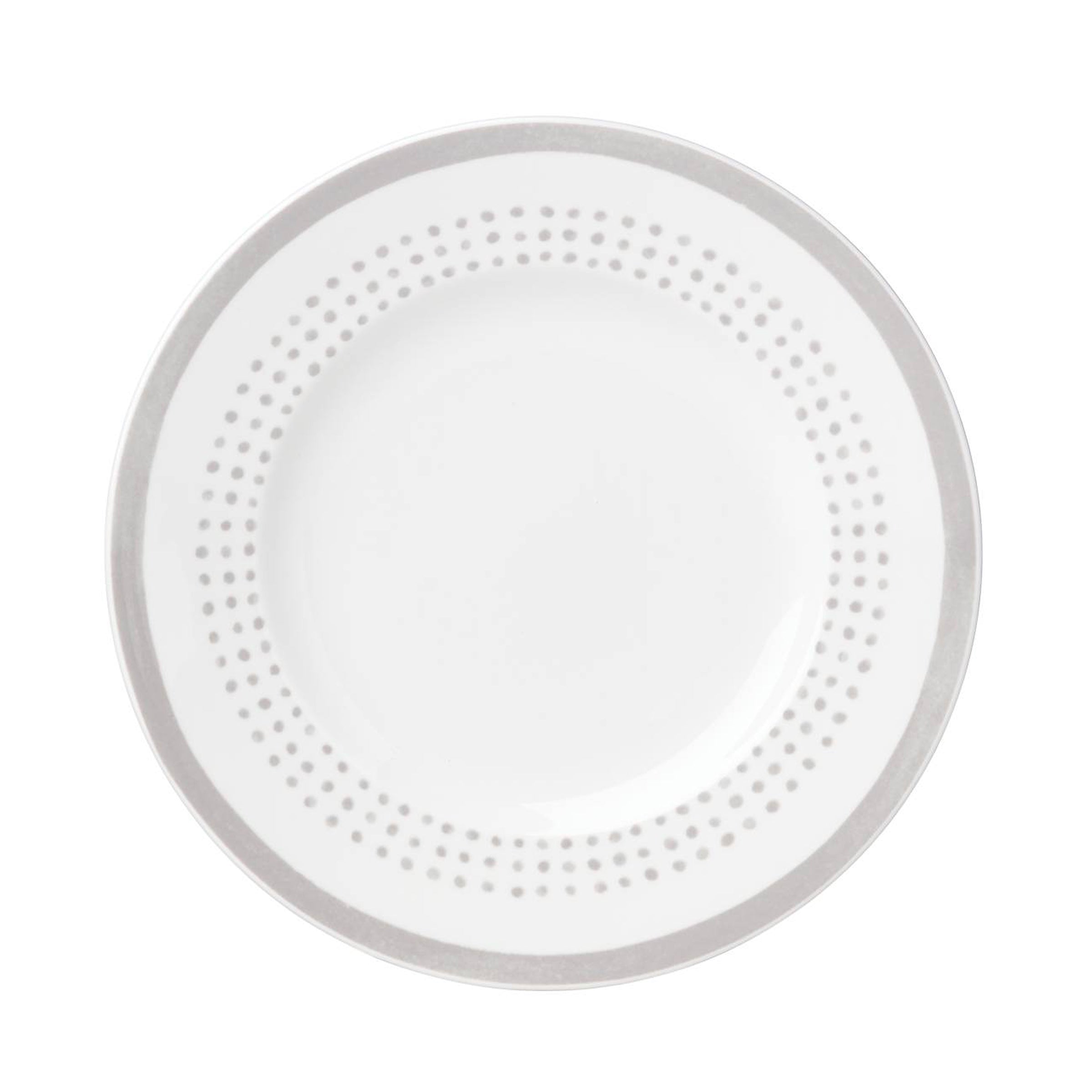 Lenox Everyday Flatware Charlotte Street Grey East Accent Plate