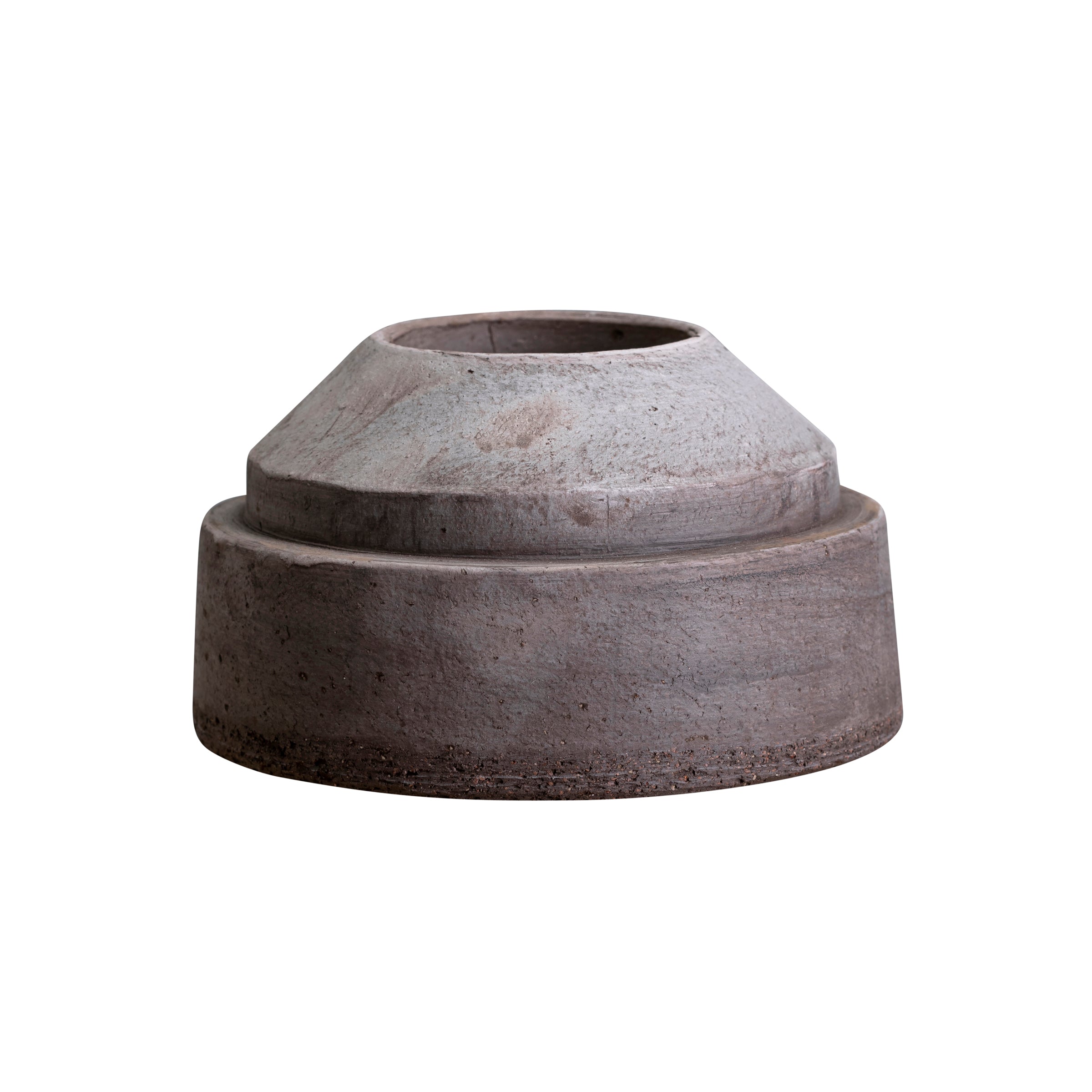 Lenox Everyday Flatware Hoff Raw Grey Candleholder