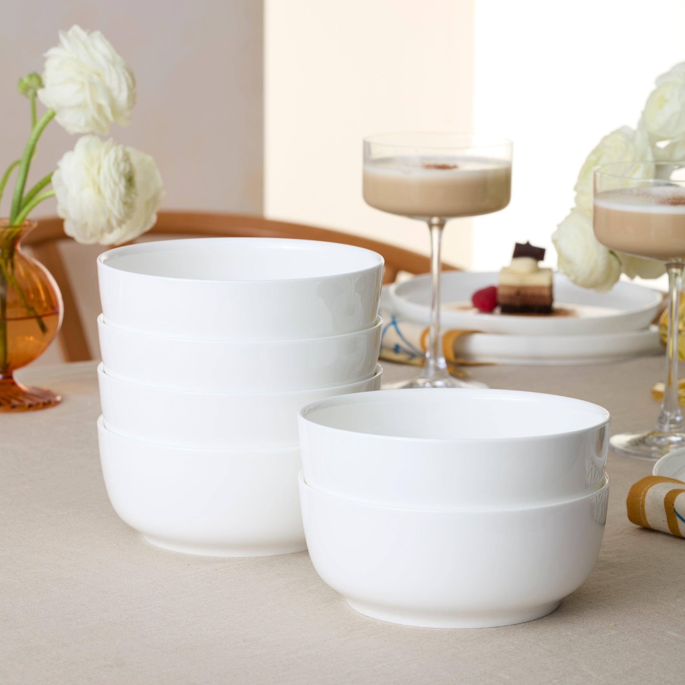 Lenox Everyday Flatware Modern White 18-Piece Dinnerware Set - Image 3