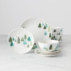 Lenox Everyday Flatware Balsam Lane 12-Piece Dinnerware Set