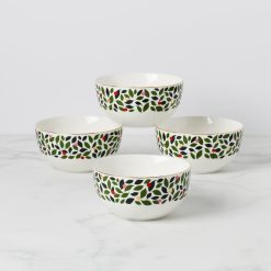 Lenox Everyday Flatware Evergreen Cereal Bowls, Set of 4