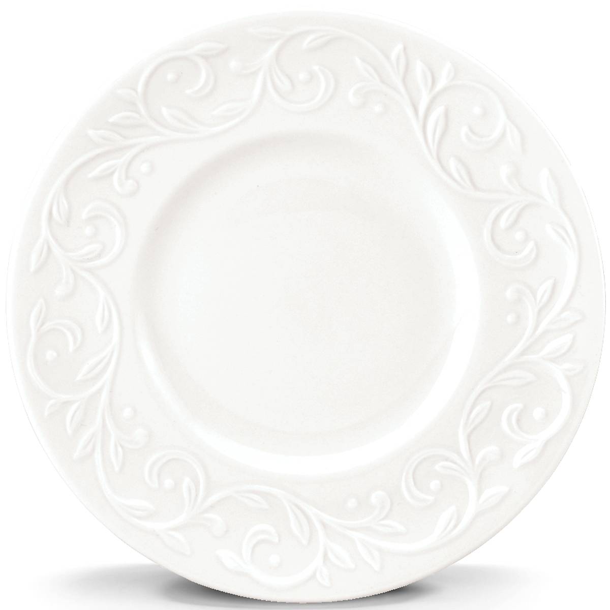 Lenox Everyday Flatware Opal Innocence Carved 4-Piece Plate Set - Image 2
