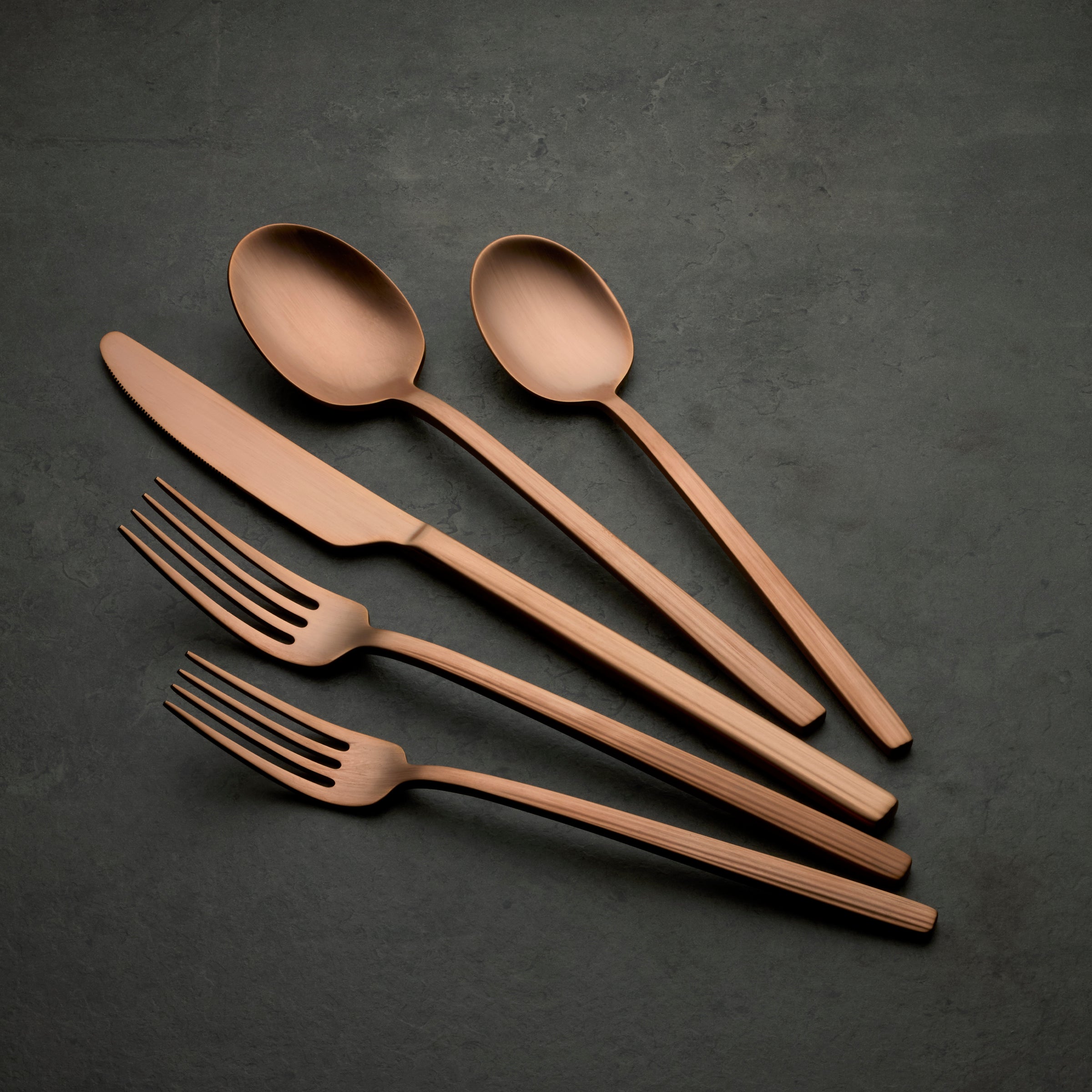 Lenox Everyday Flatware Dean Rose Gold Satin 20-Piece Flatware Set - Image 5