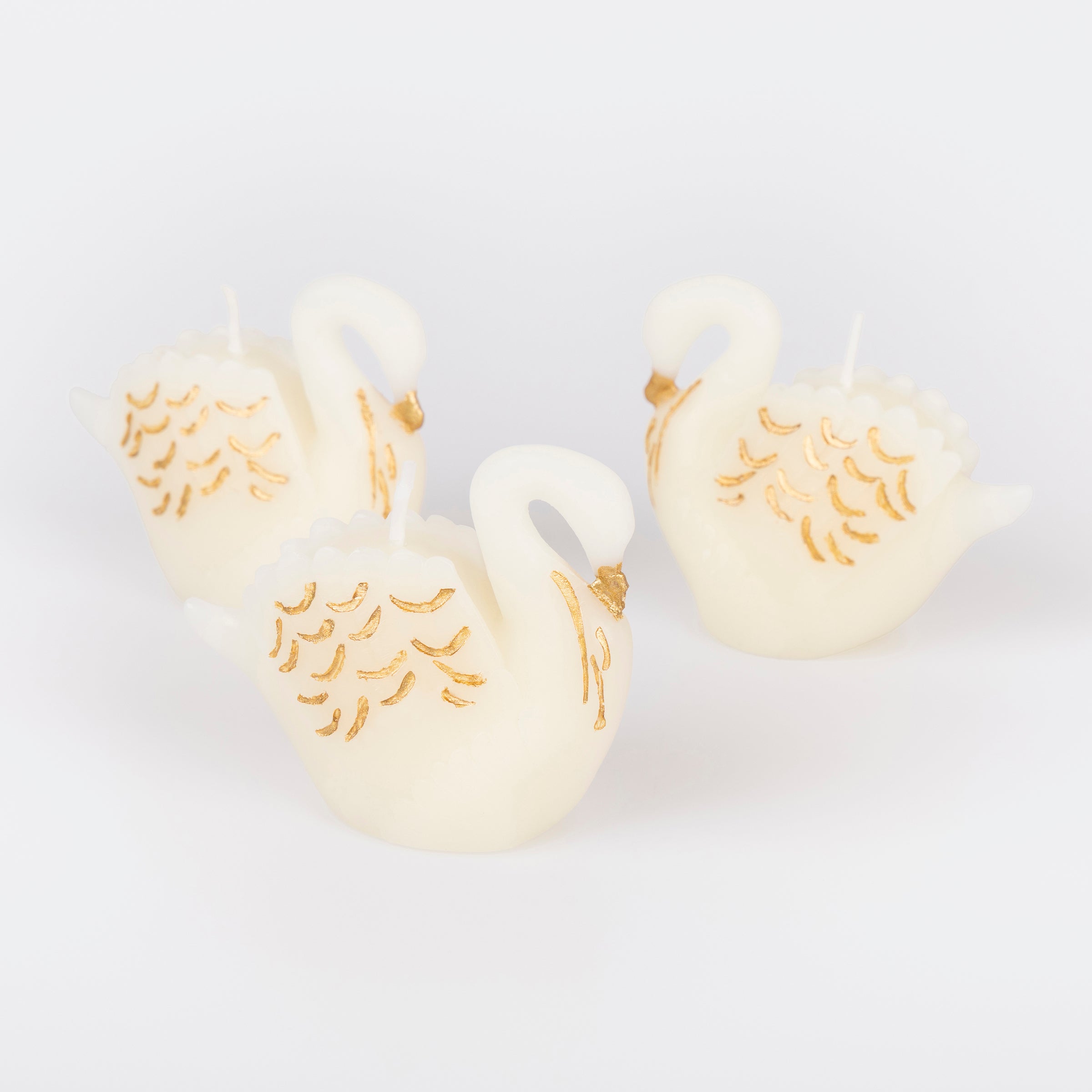 Lenox Everyday Flatware Swan Candles, Set of 3