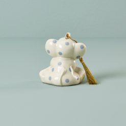 Alternative view of Lenox Everyday Flatware Personalized Blue Elephant Ornament
